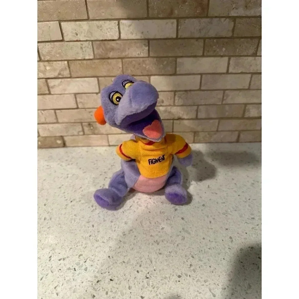 Vintage Rare‎ Figment Bean Bag Plush Walt Disney World Epcot b21